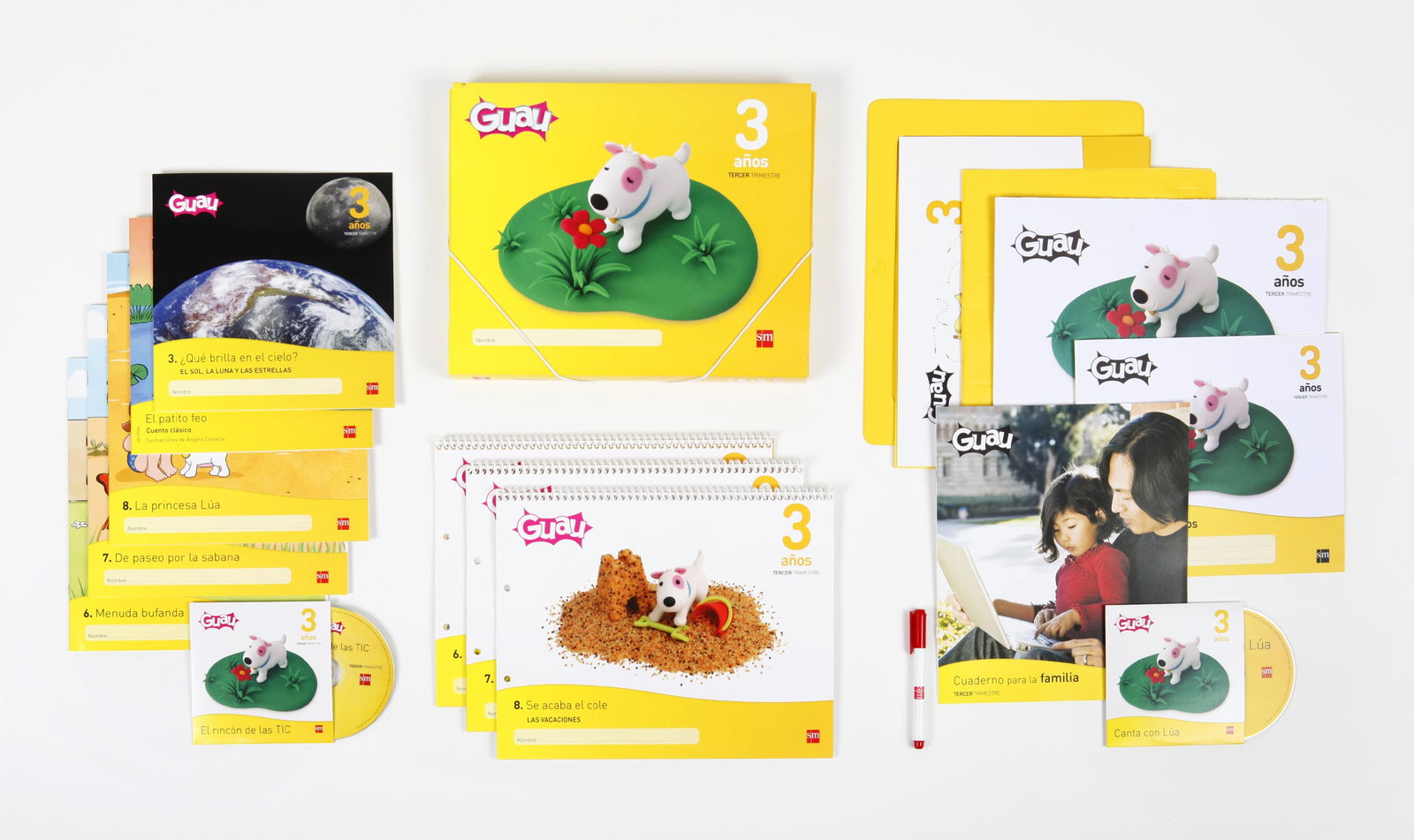 Guau. 3 años, 3 trimestre - 9788467554199 (EDUCACION INFANTIL)