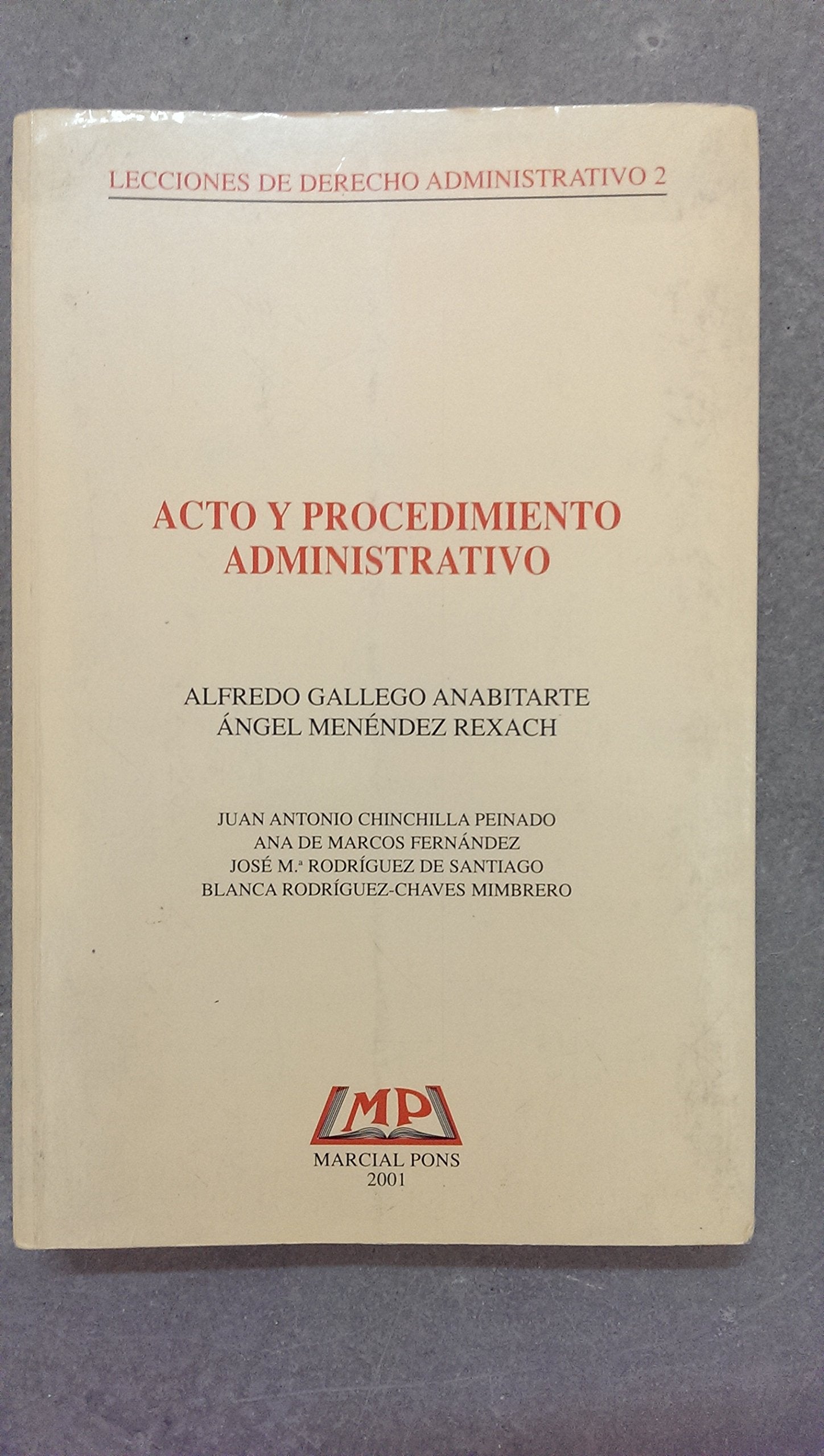 Acto y procedimiento administrativo