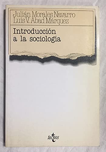 INTRODUCCION A LA SOCIOLOGIA-TECNOS (SIN COLECCION)