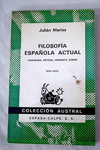 Filosofia española actual