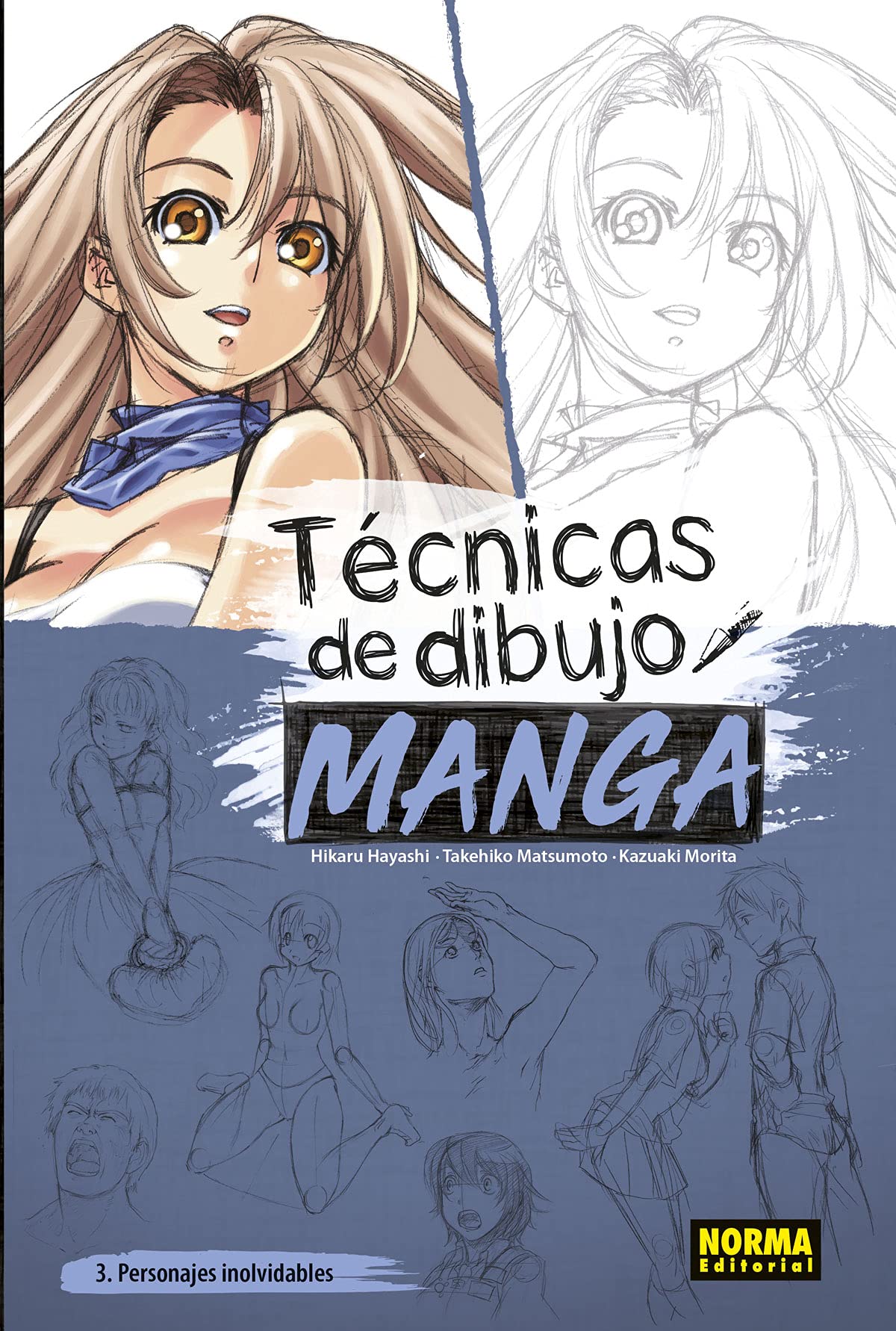 Técnicas de dibujo manga 3 - Personajes Inolvidables (como dibujar manga)