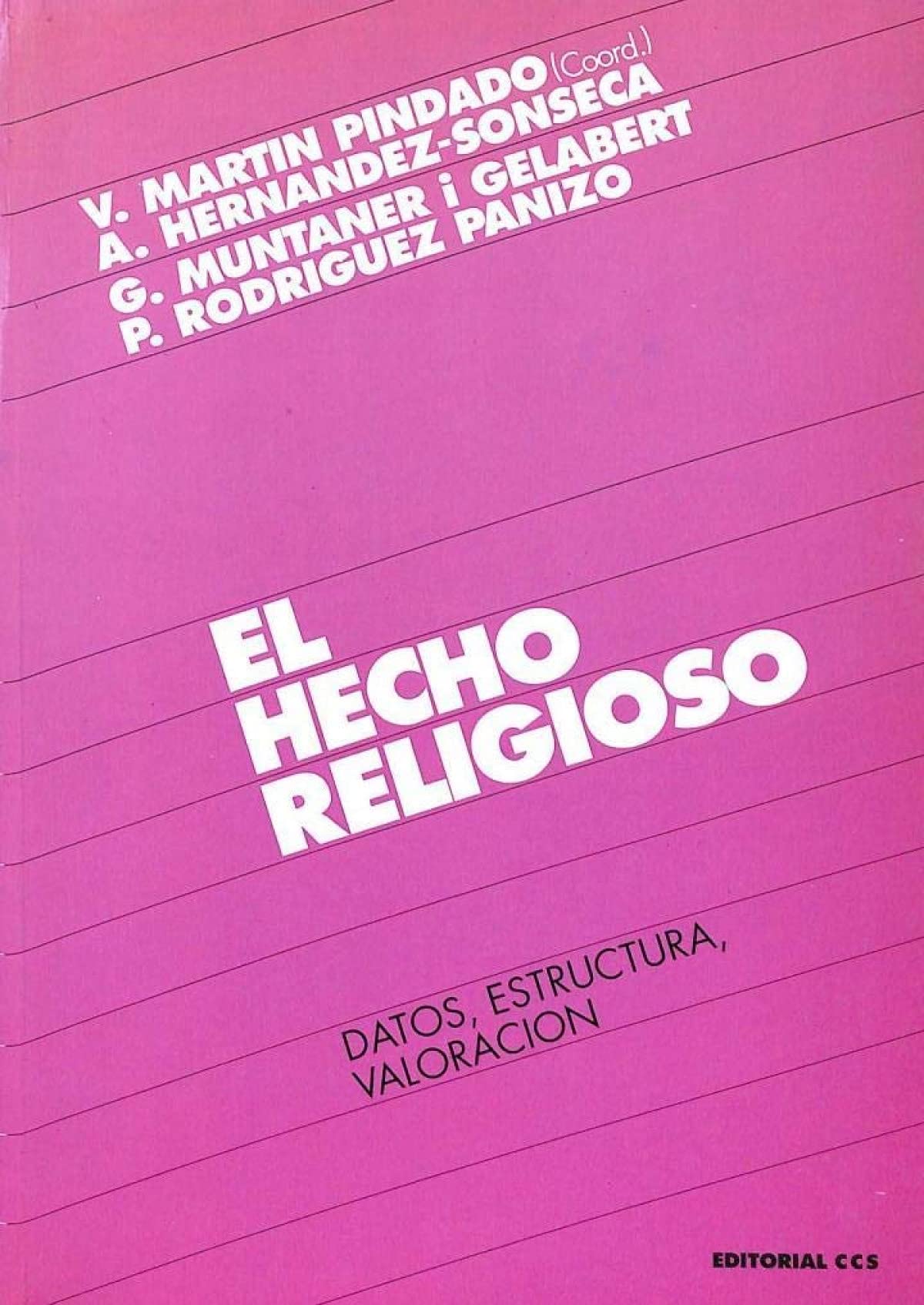 HECHO RELIGIOSO,EL (SIN COLECCION)