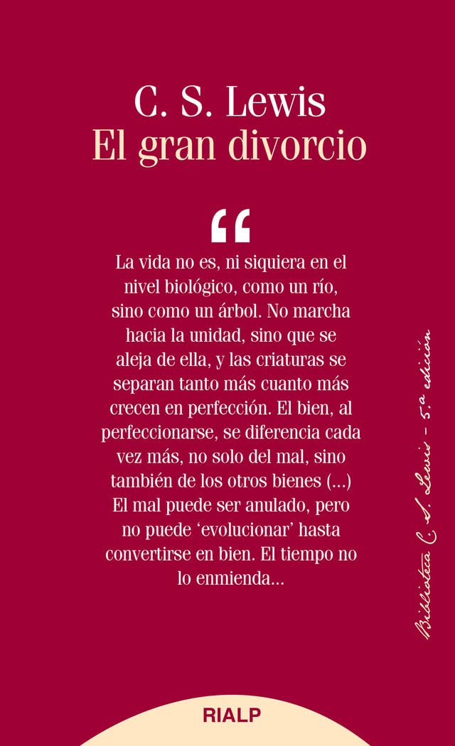 Gran divorcio, El. (nueva ed.) (Bibilioteca C. S. Lewis)