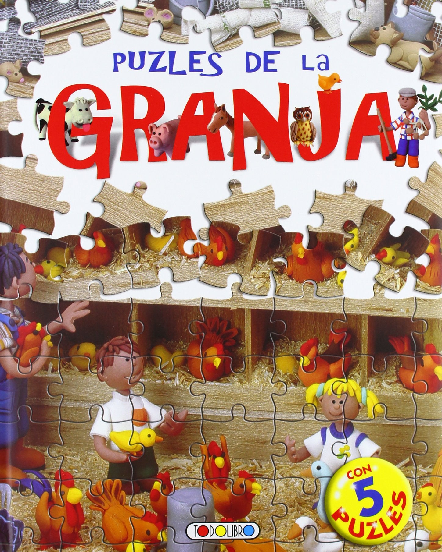 Puzles de la granja (Libro puzle de 24 piezas)
