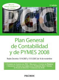PLAN GENERAL DE CONTABILIDAD Y DE PYMES 2008 (ANAYA INFANTIL)