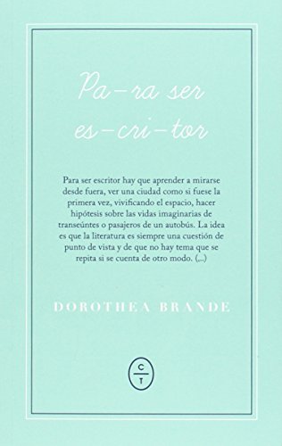 Para ser escritor