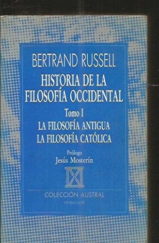 Hª de la filosofia occidental I * filosofia antigua-filosofia catoli (Nuevo Austral)