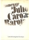 Homenaje a Julio Caro Baroja: 3 (Fuera de Colección)