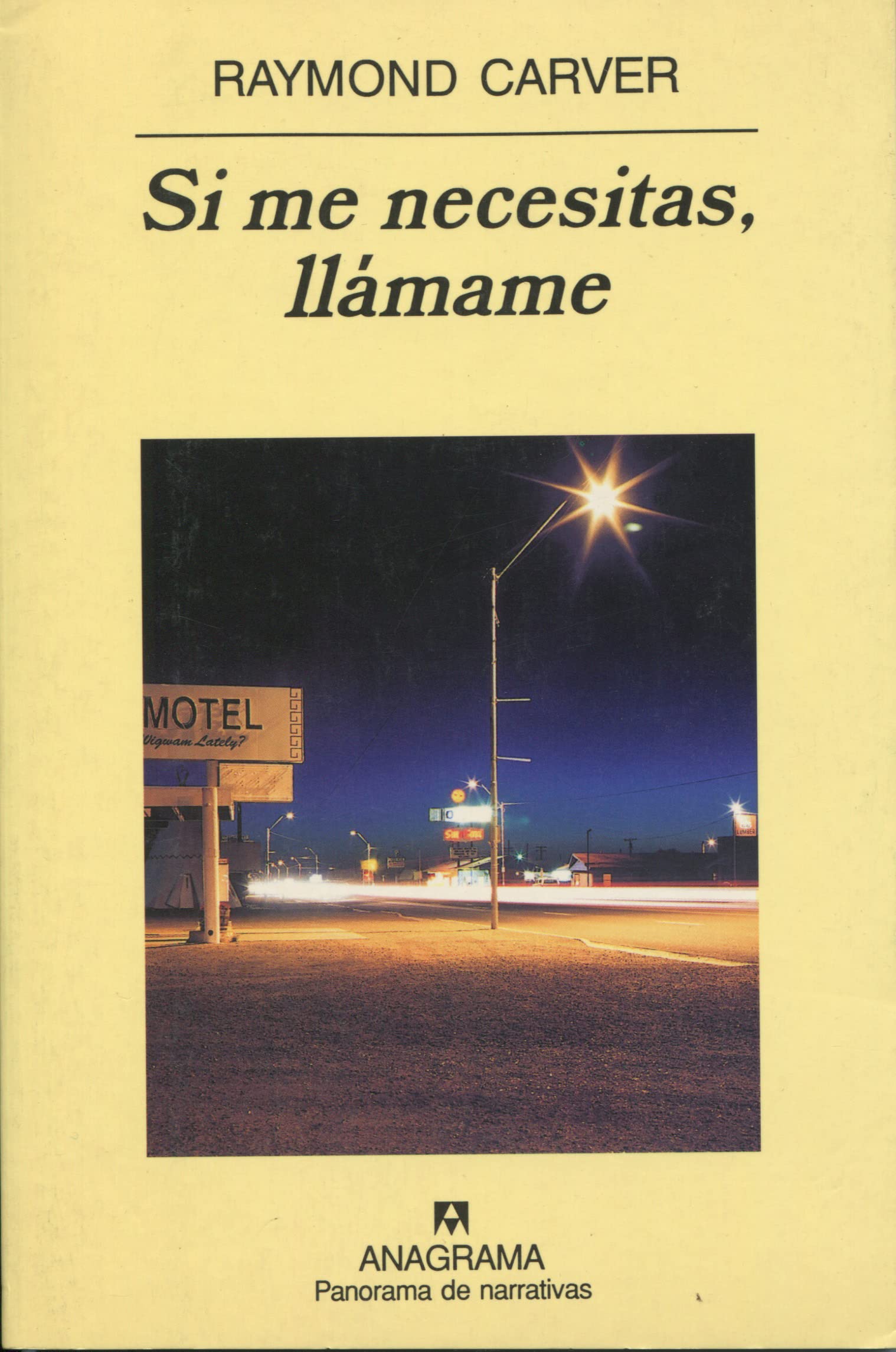 Si me necesitas, llámame: 474 (Panorama de narrativas)