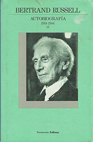 Bertrand russell, autobiografia II, 1914-1944