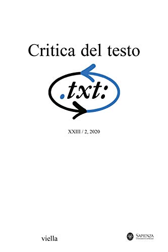 Critica del testo (2020) (Vol. 23/2)