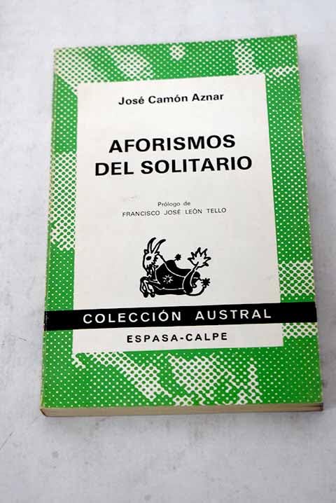 Aforismos del solitario