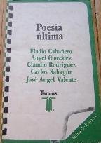 Poes¸a últina (Temas de España)