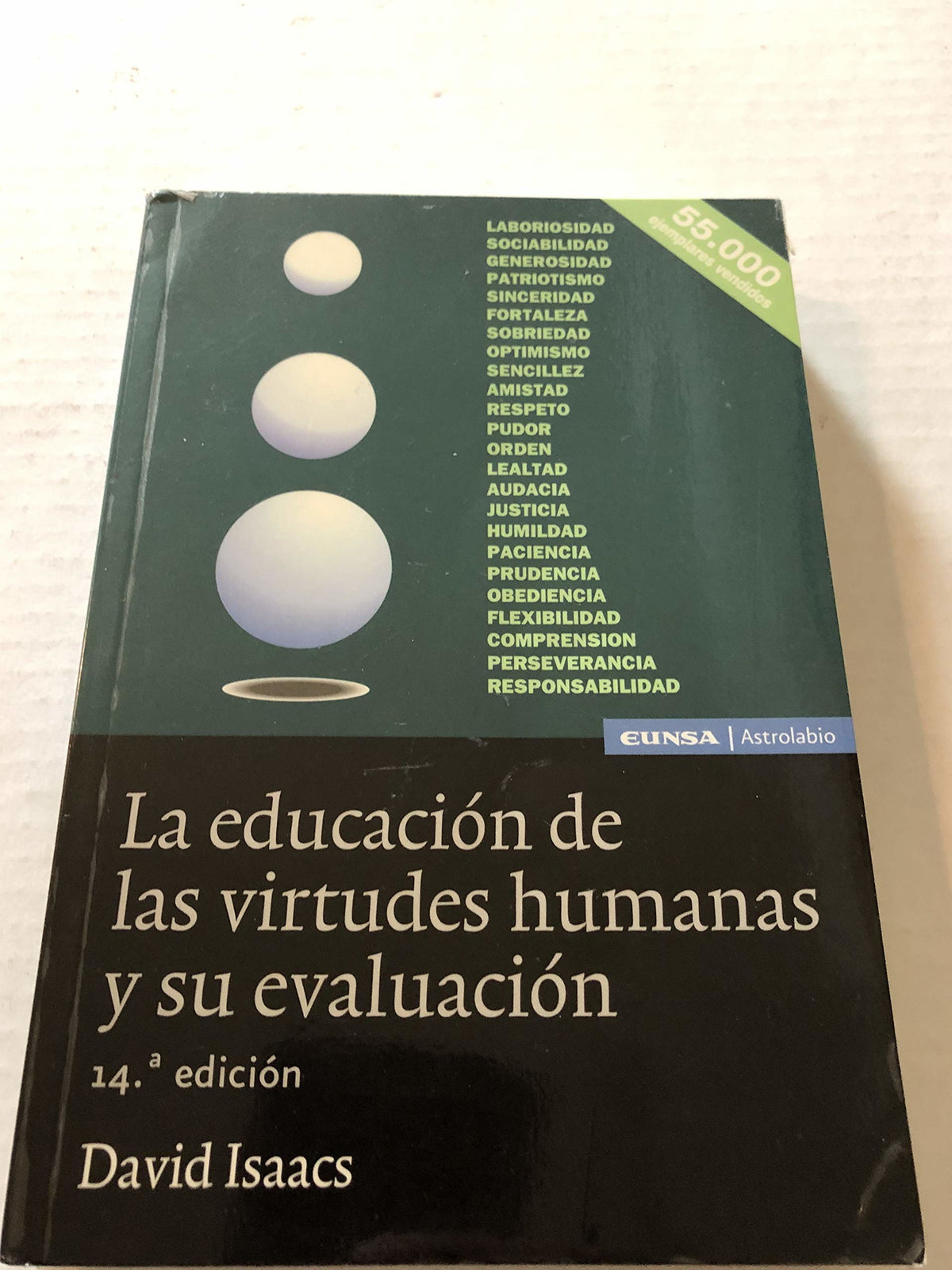 La educación de las virtudes humanas