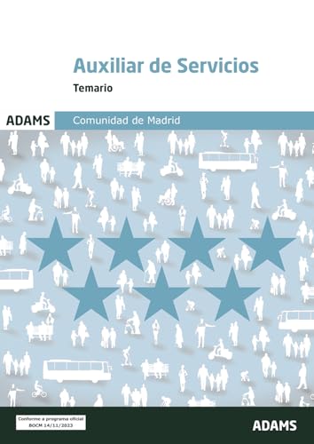 Temario Auxiliar de Servicios Comunidad de Madrid. Turno libre (OPOSICIONES)