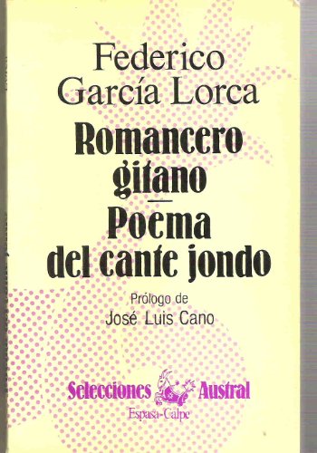 Romancero gitano. poema del canto jondo