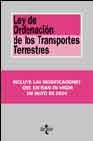 LEY DE ORDENACION TRANSPORTES TERRESTRES (SIN COLECCION)