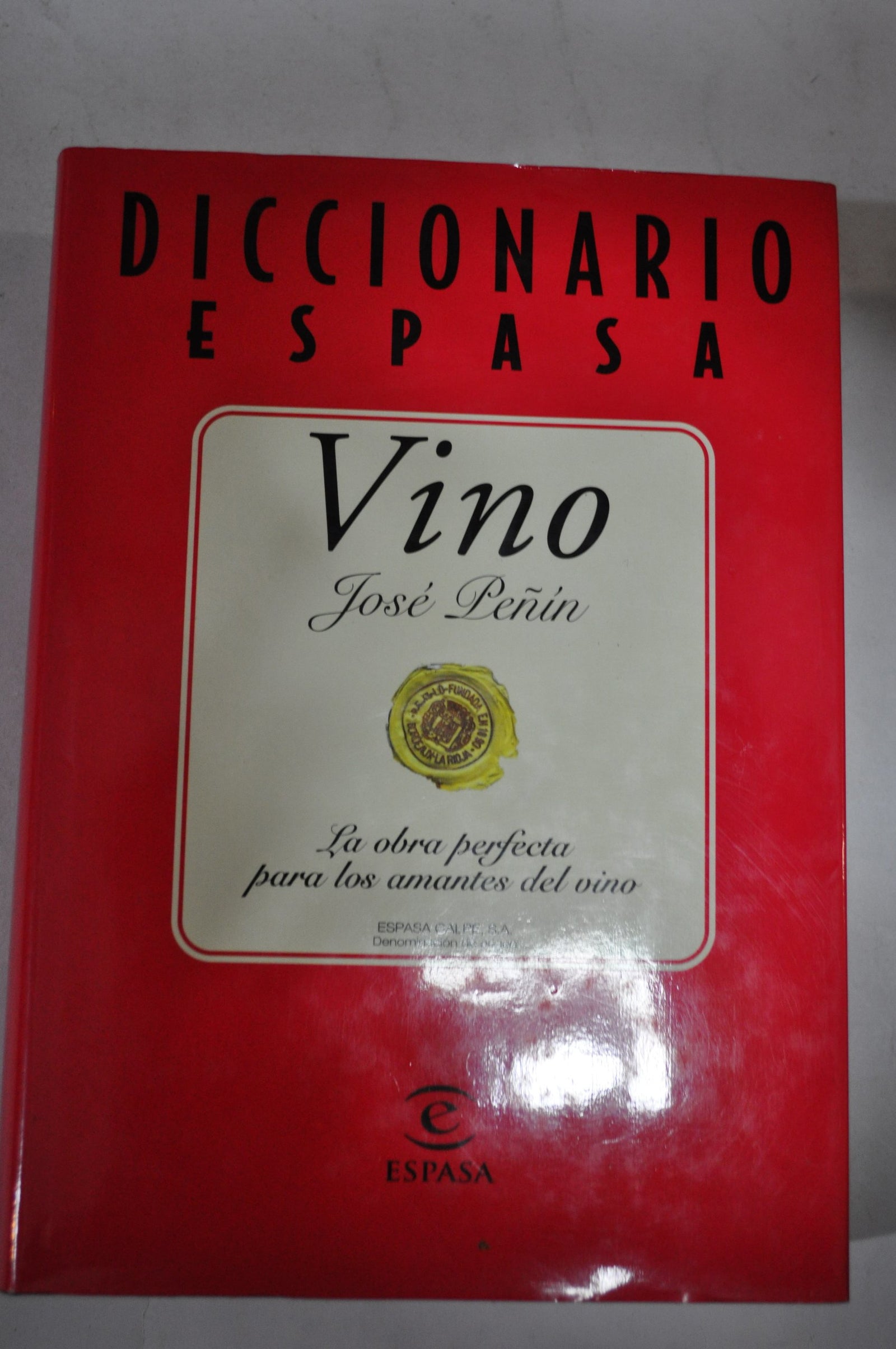 DICCIONARIO ESPASA DEL VINO (SIN COLECCION)
