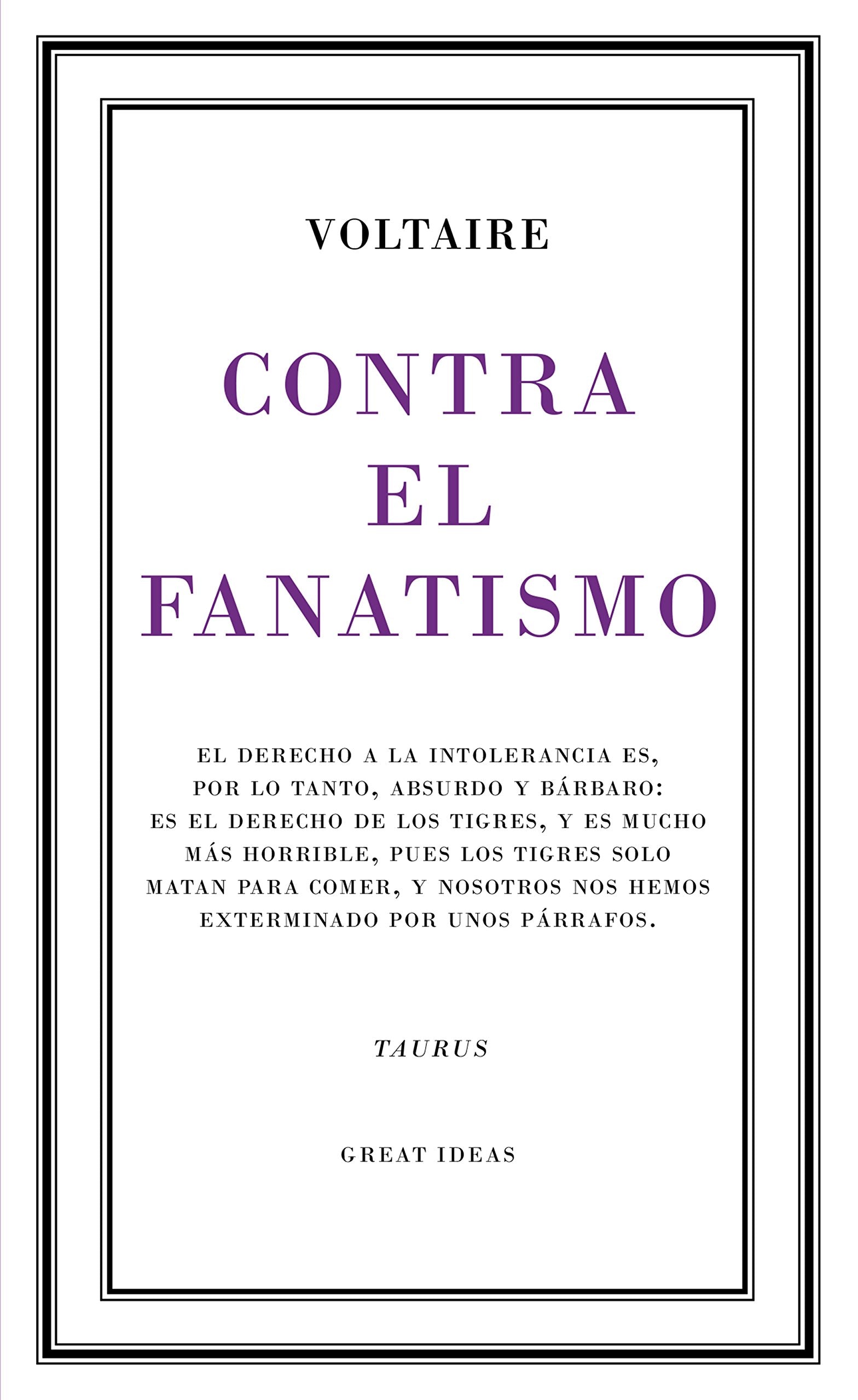 Contra el fanatismo religioso