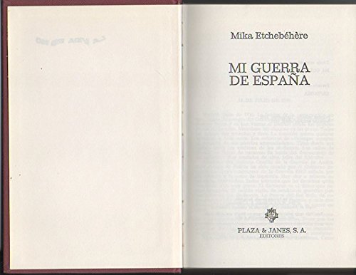 MI GUERRA DE ESPAÑA