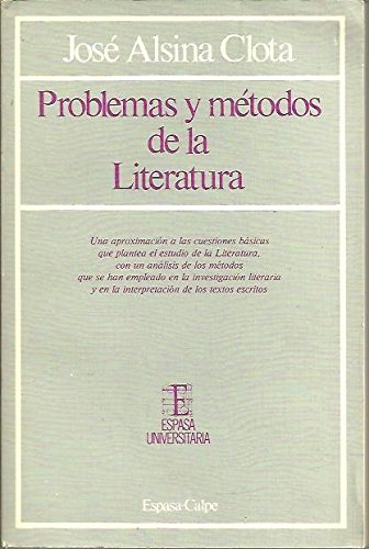 Problemas y metodos de la literatura