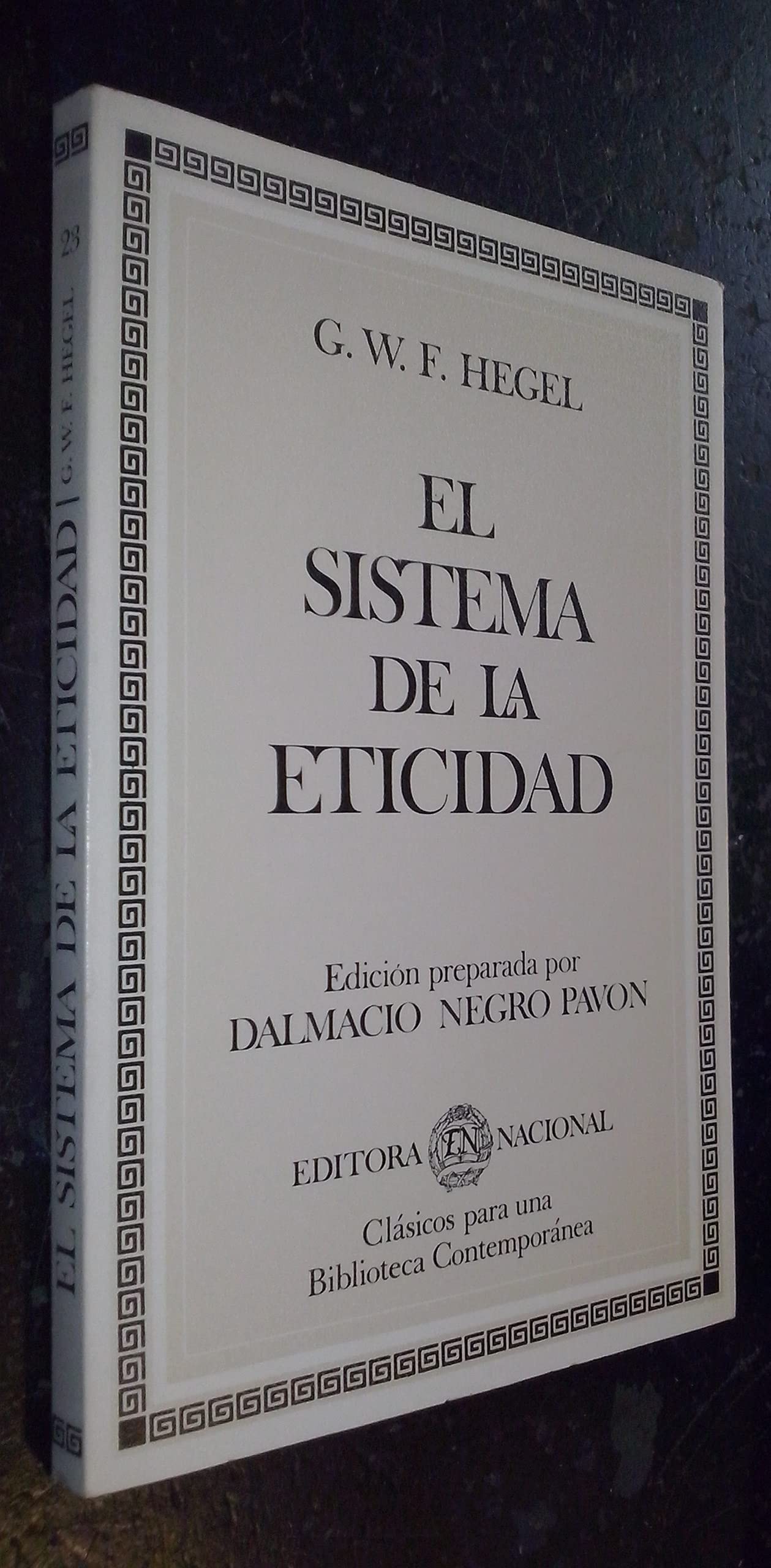 El sistema de la eticidad