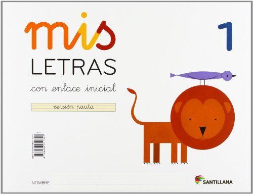 MIS LETRAS 1 CON ENLACE INICIAL VERSION PAUTA - 9788468011301 (CUADERNOS)