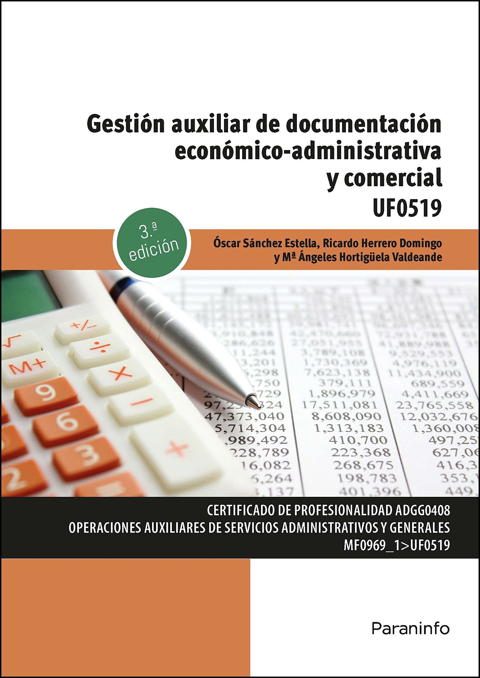 Gestión auxiliar de documentación económico-administrativa y comercial (Administración y Gestión)