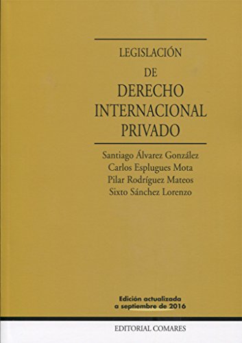 Legislación de Derecho Internacional Privado