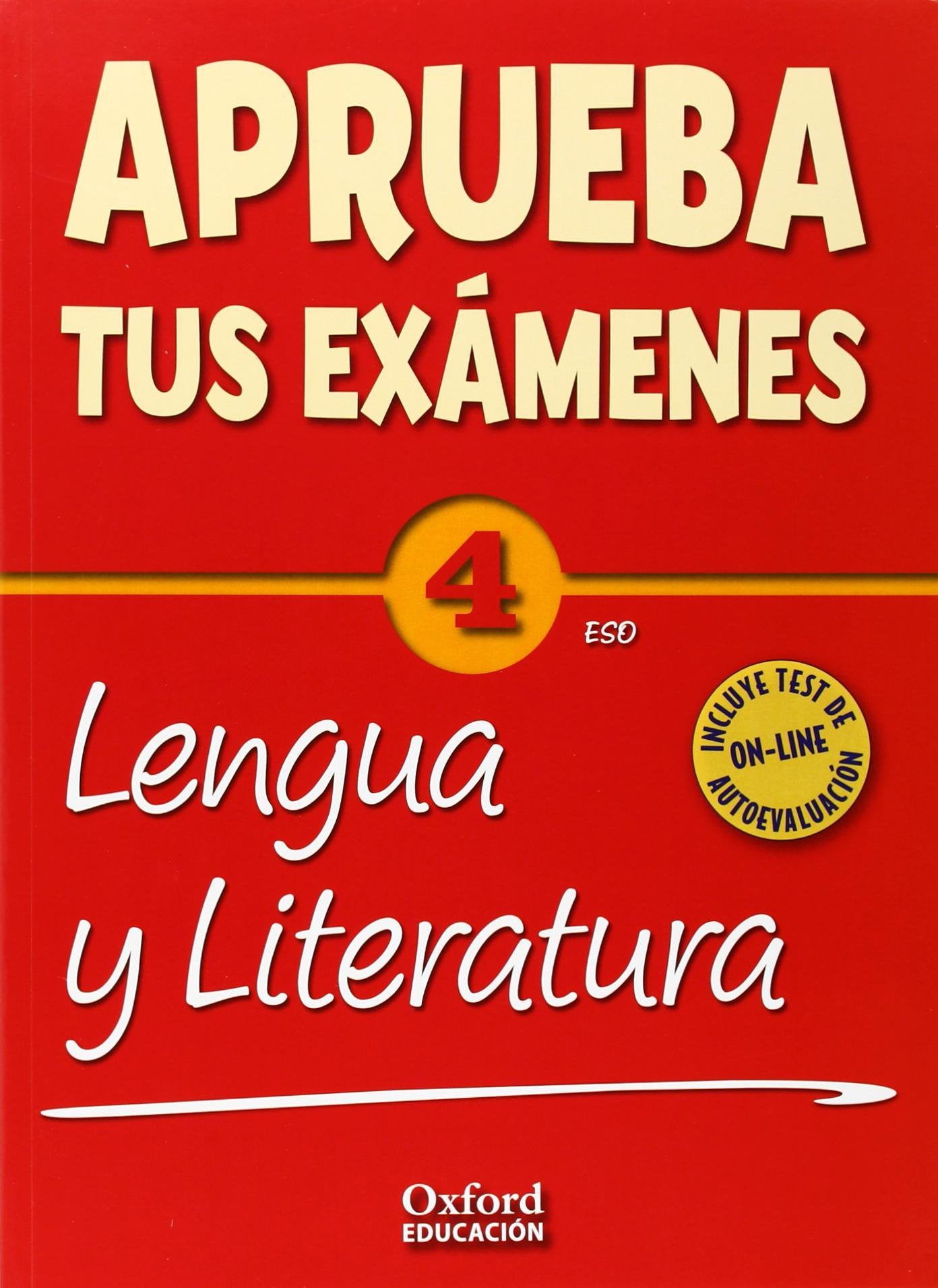 Aprueba tus exámenes Lengua 4º ESO Pack. Cuaderno Test 14º ESO
