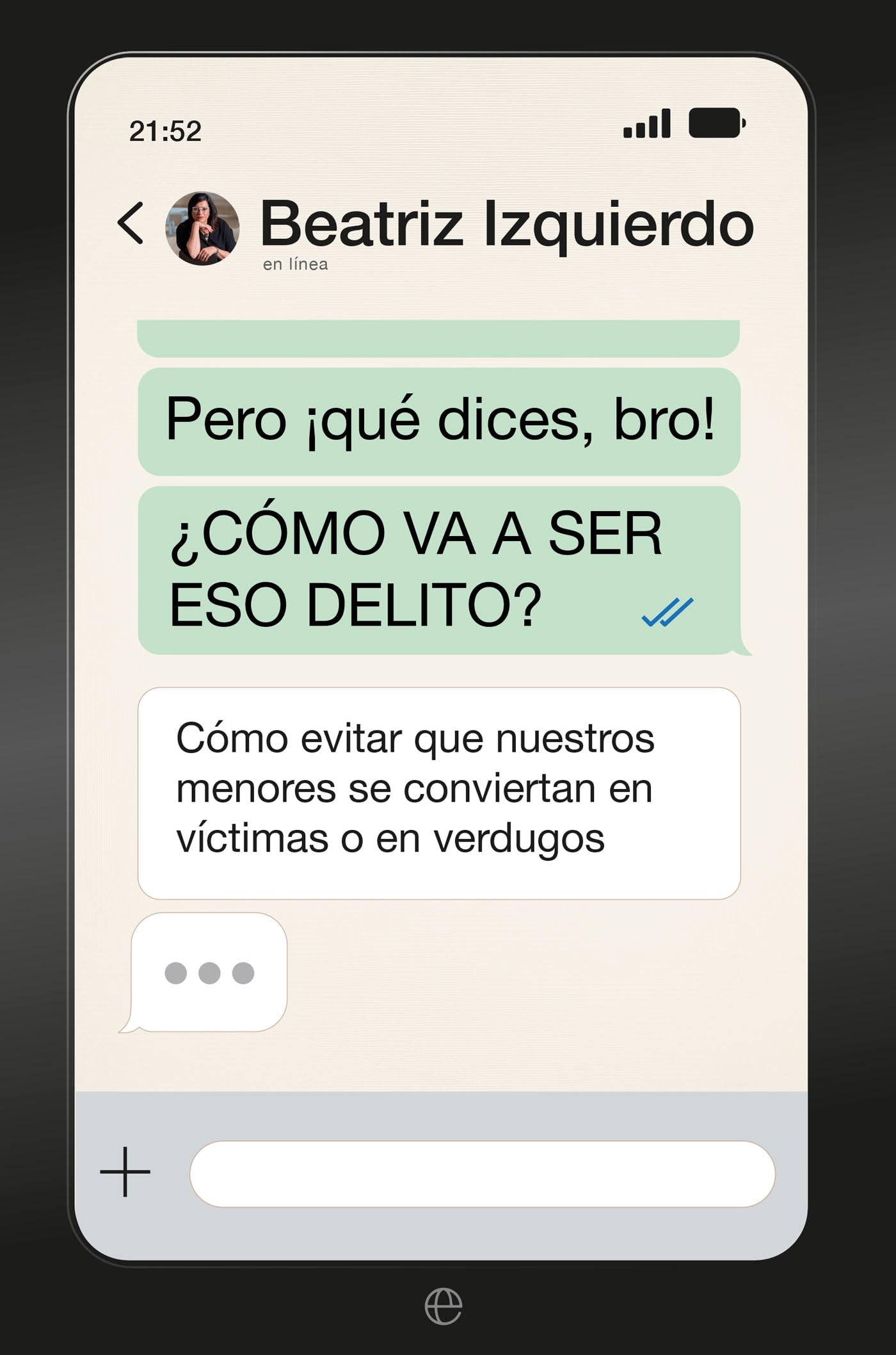 Pero ¡que dices Bro! ¿Cómo va a ser eso delito?