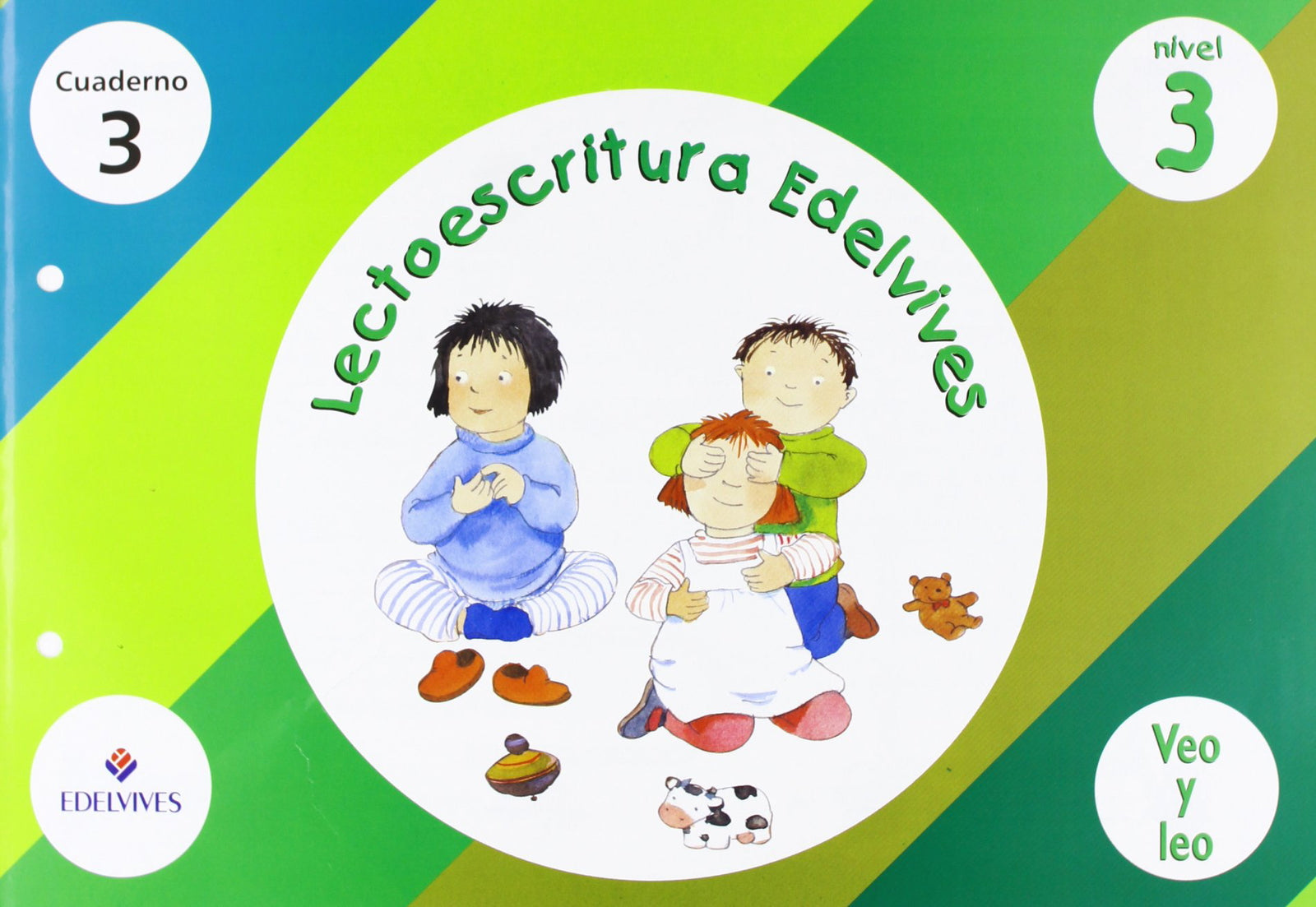 Lectoescritura Veo y leo nivel 3 cuaderno 3