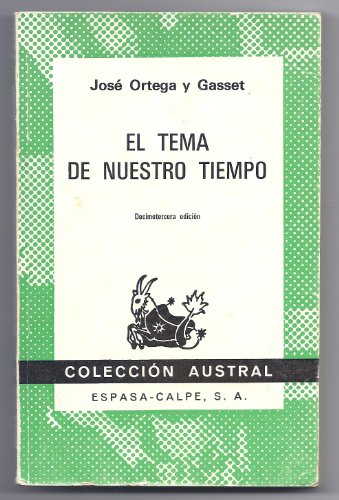 Tema de nuestro tiempo, el