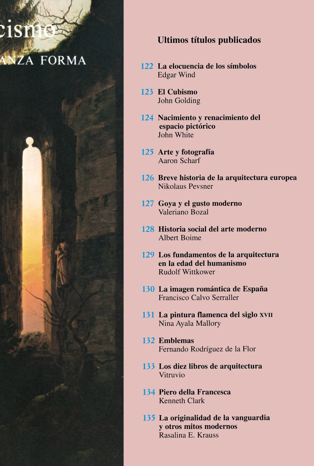 El romanticismo (Alianza forma (AF))