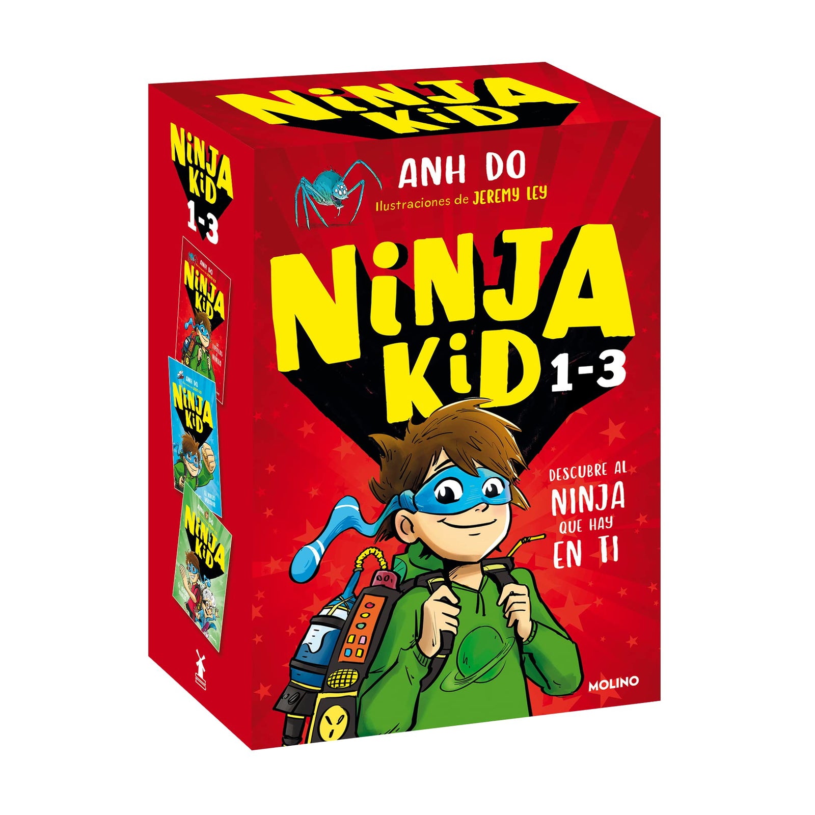 Ninja Kid - Estuche Ninja Kid 1, 2 y 3 (De tirillas a ninja | El ninja volador | El rayo ninja): Descubre al Ninja que hay en ti (Peques)