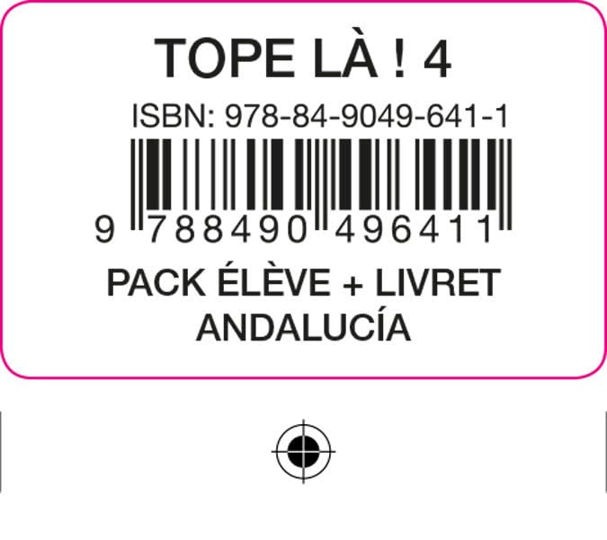 TOPE LA! 4 PACK ELEVE + LIVRET ANDALUCIA - 9788490496411