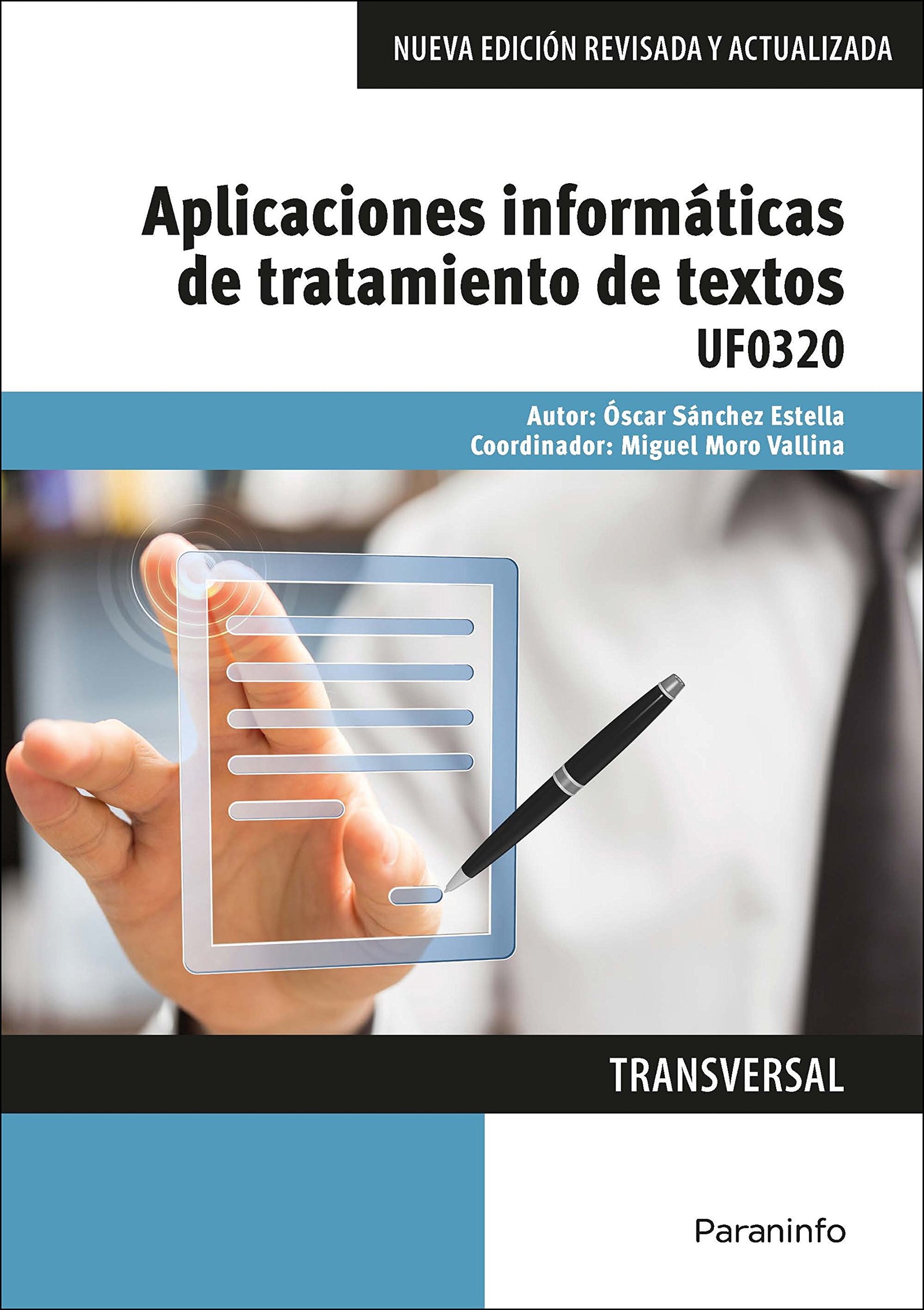 Aplicaciones informticas de tratamiento de textos