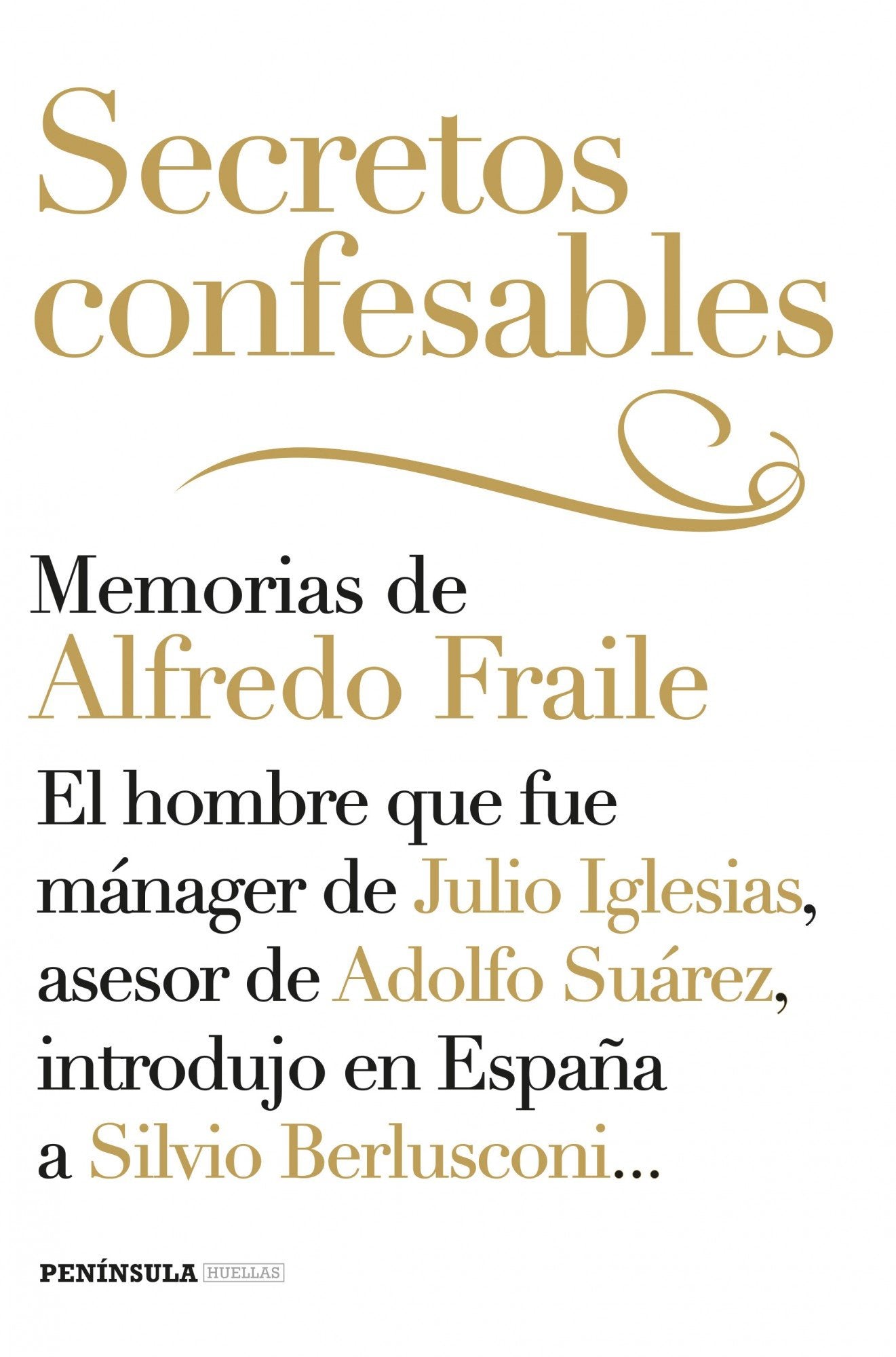 Secretos confesables: Memorias del que fue mánager de Julio Iglesias, asesor de Adolfo Suárez, introdujo en España a Silvio Berlusconi... (PENINSULA)