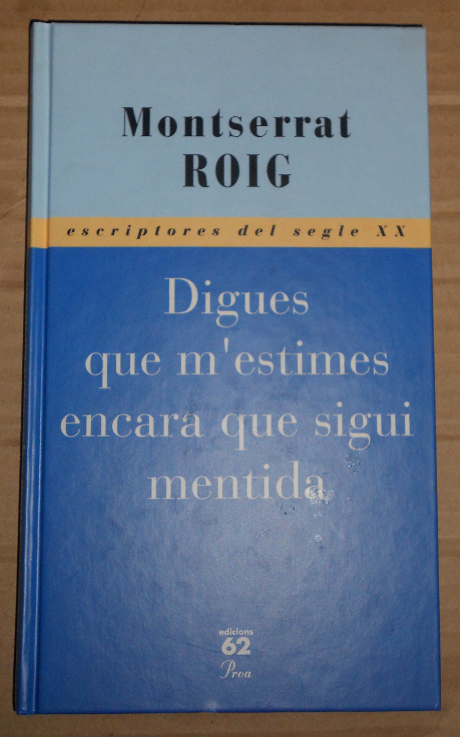 DIGUES QUE M'ESTIMES ENCARA QUE SIG