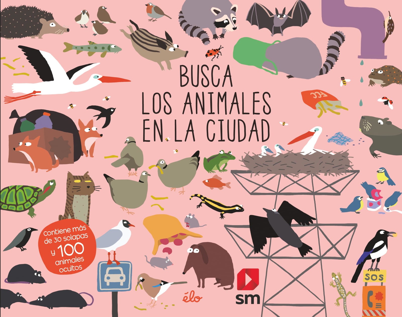 Busca los animales en la ciudad (Libros con solapas)