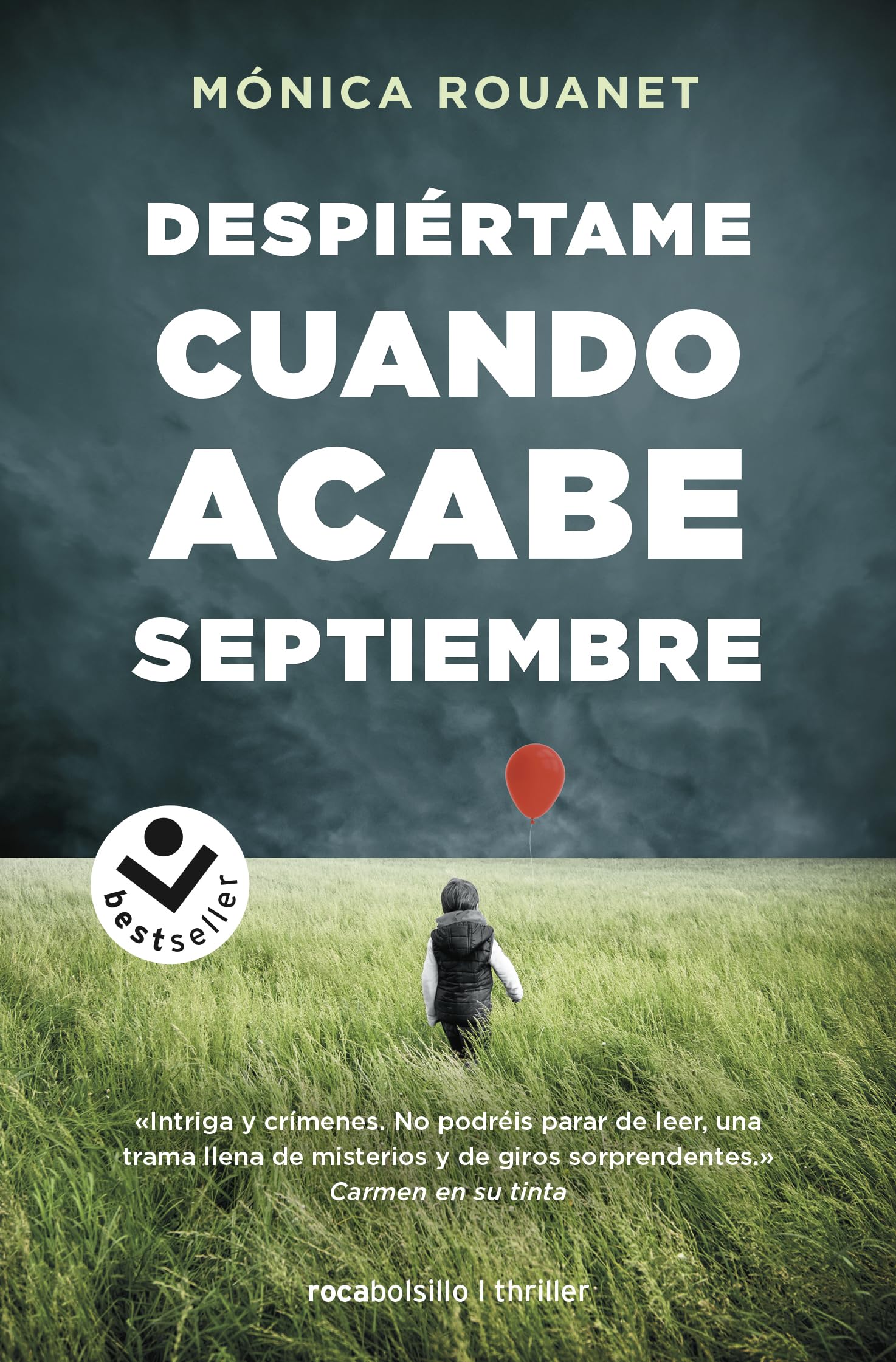 Despiértame cuando acabe septiembre (Best Seller | Thriller)