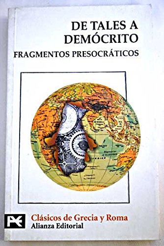 DE TALES A DEMOCRITO-ALIANZA (CLASICOS DE GRECIA Y ROMA (LB))