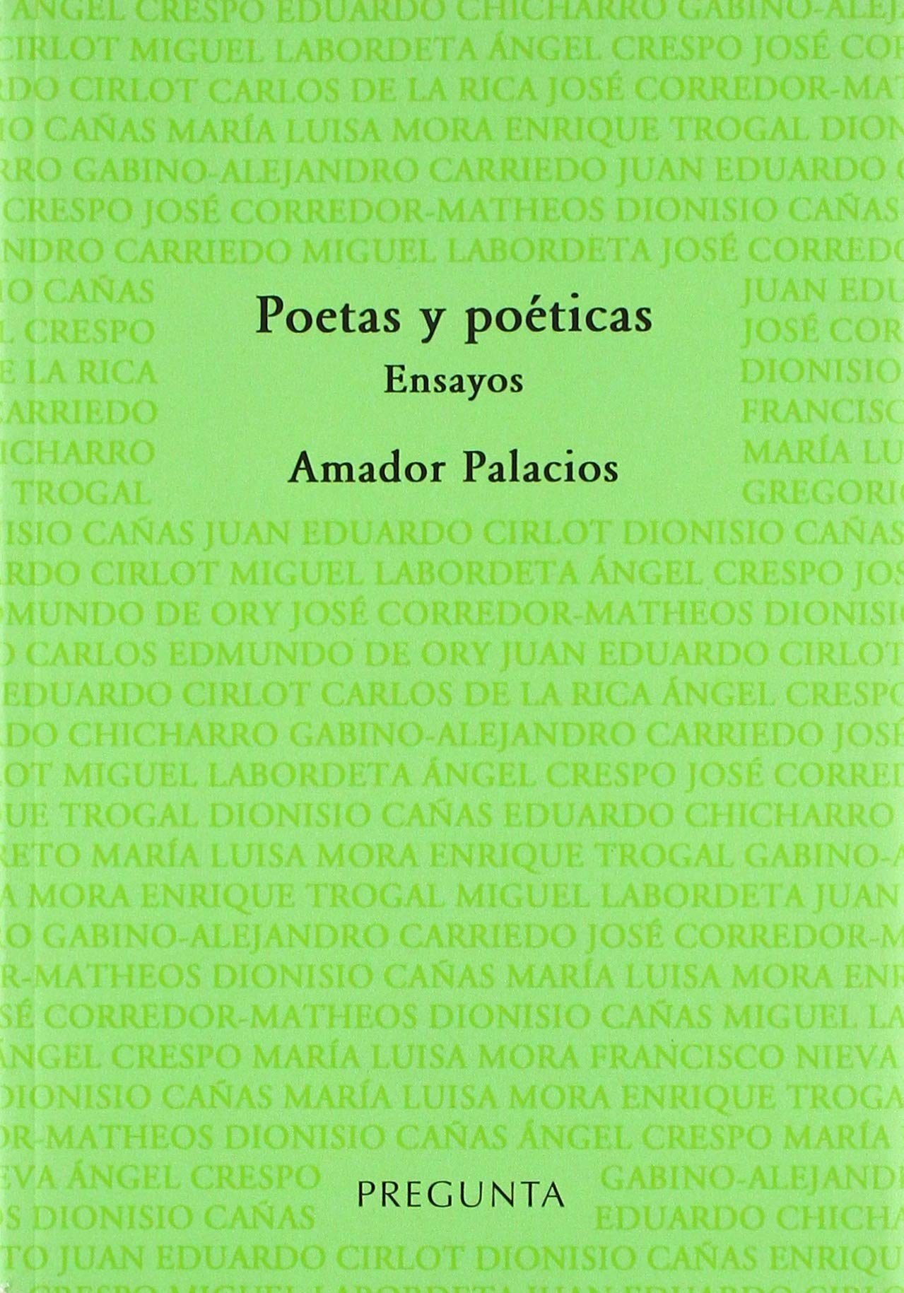 Poetas y poéticas: Ensayos (SIN COLECCION)