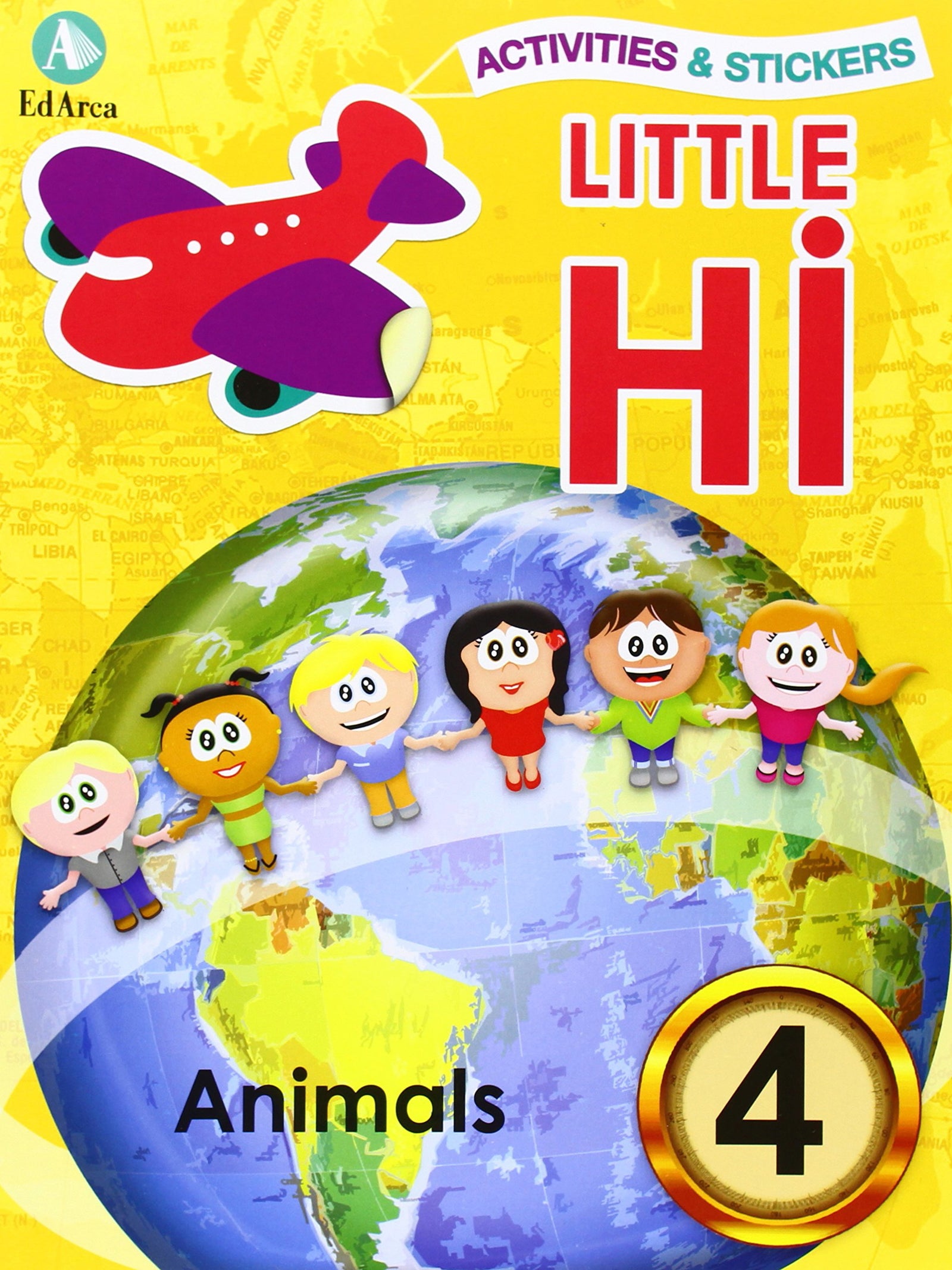 Little Hi! 4 - Animals. Vocabulary, activities and Stickers. Ed. Infantil.