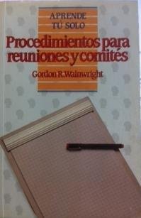 Procedimientos para reuniones y comites
