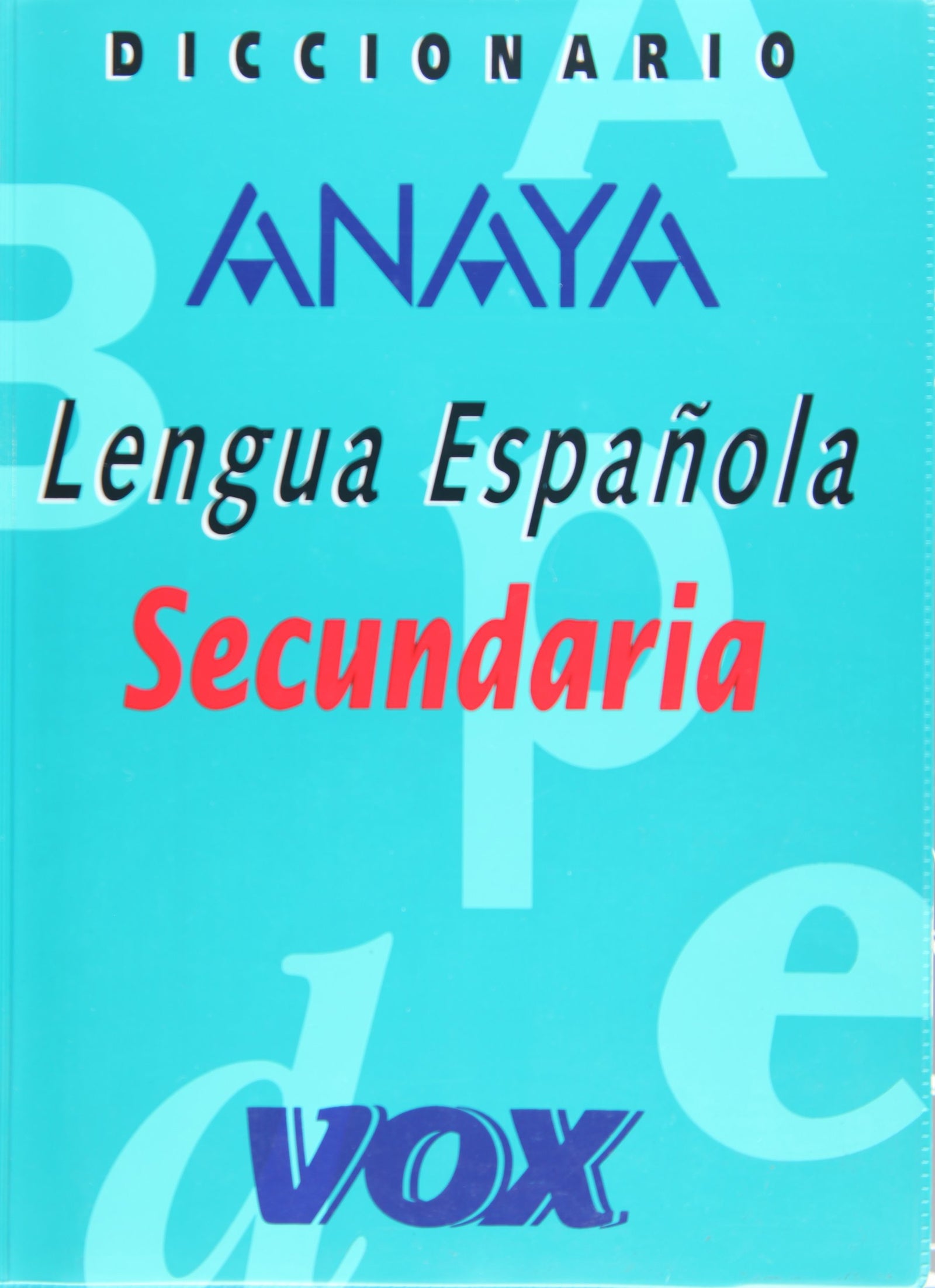 Diccionario lengua espanola secundaria
