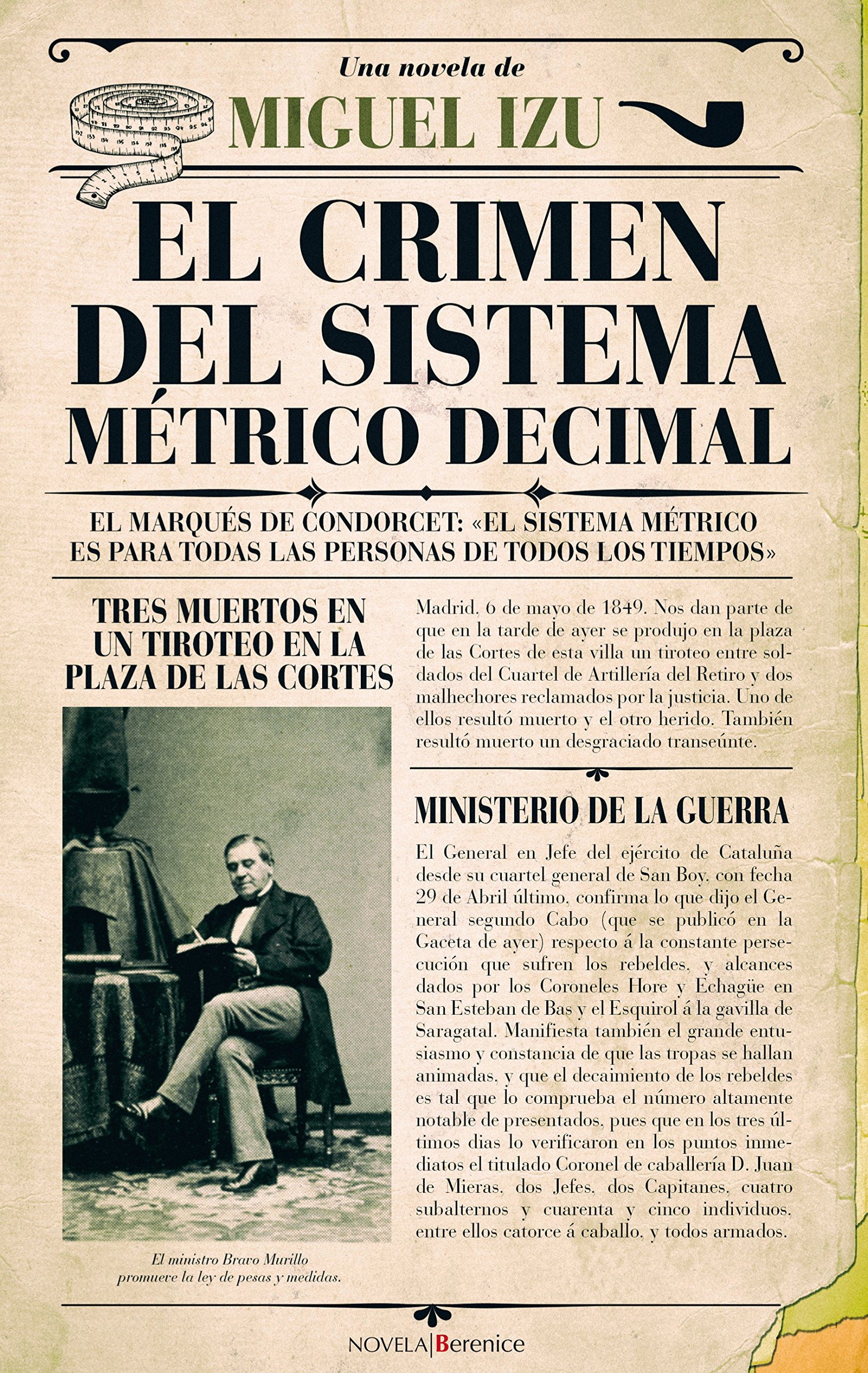 El crimen del sistema métrico decimal (Novela)
