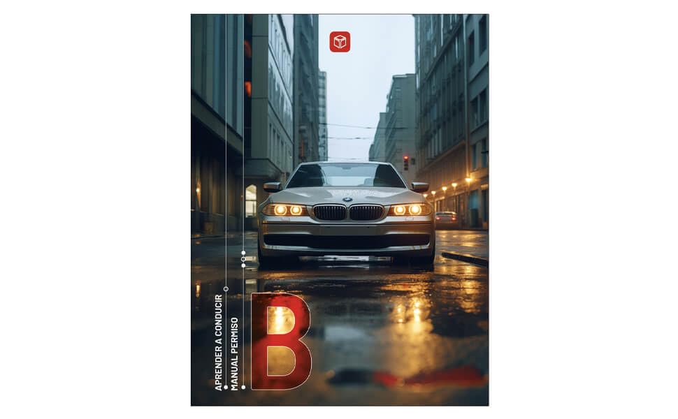 Manual Permiso de Conducir permiso B. Aprender a Conducir un coche. Etrasa Editorial Tráfico Vial. Edición 2025. Versión en español.