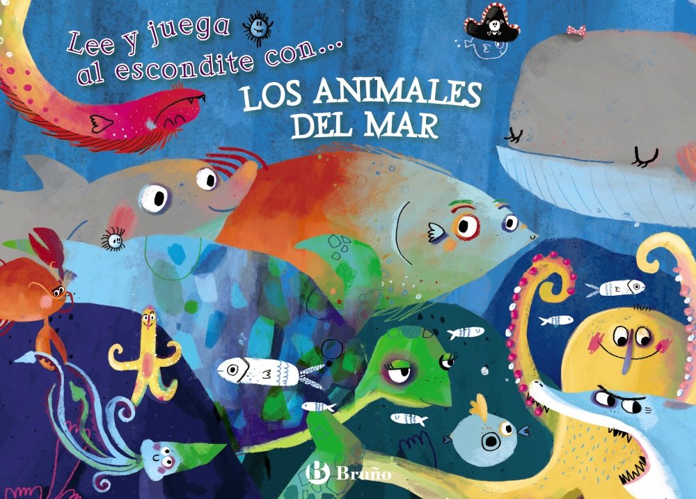 Lee y juega al escondite con... LOS ANIMALES DEL MAR (Castellano - A PARTIR DE 3 AÑOS - MANIPULATIVOS (LIBROS PARA TOCAR, JUGAR Y PINTAR), POP-UPS - Otros libros)