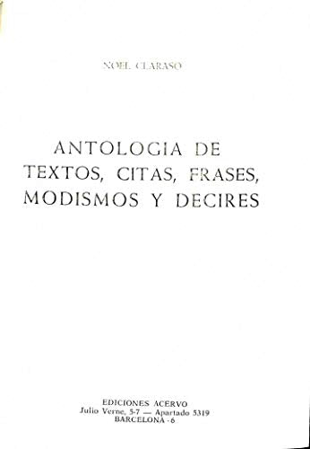 Antologia de textos y citas
